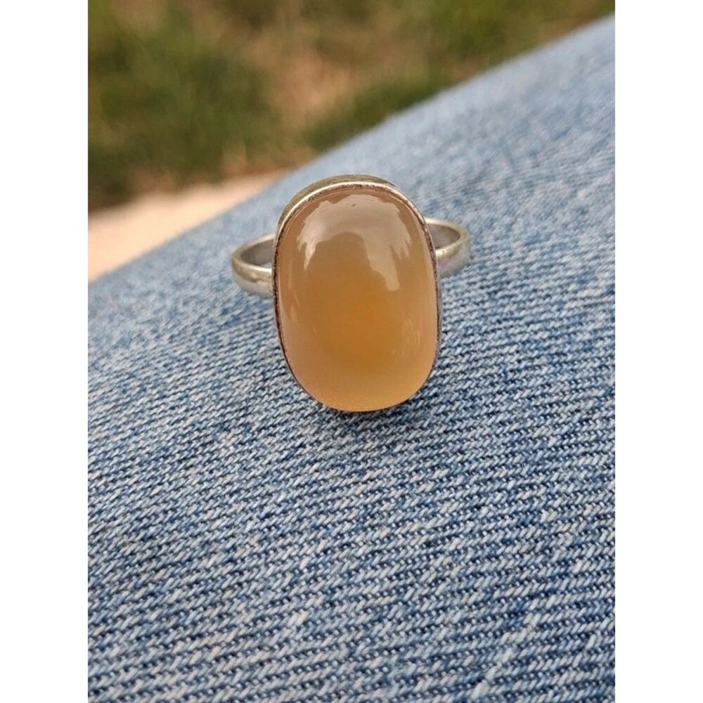 Simple southwestern boho carnelian ring